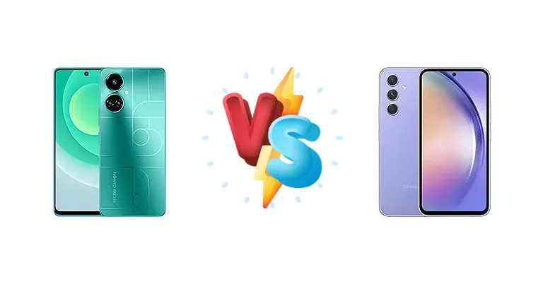 Tecno Camon 19 vs Samsung Galaxy A54