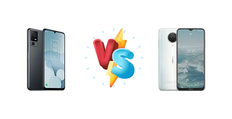 TCL 40 XL vs Nokia G20