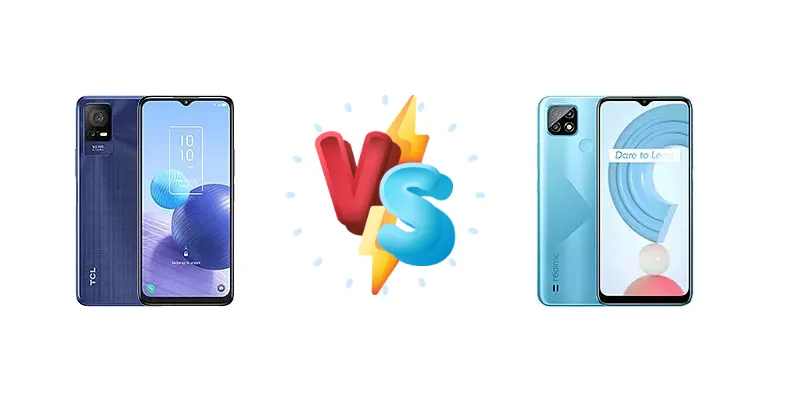 TCL 408 vs Realme C21