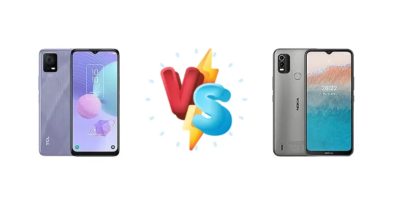 TCL 405 vs Nokia C21 Plus