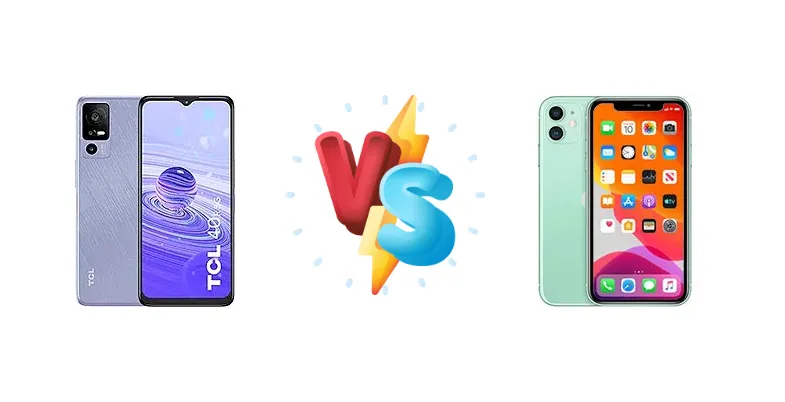 TCL 40R vs Apple iPhone 11