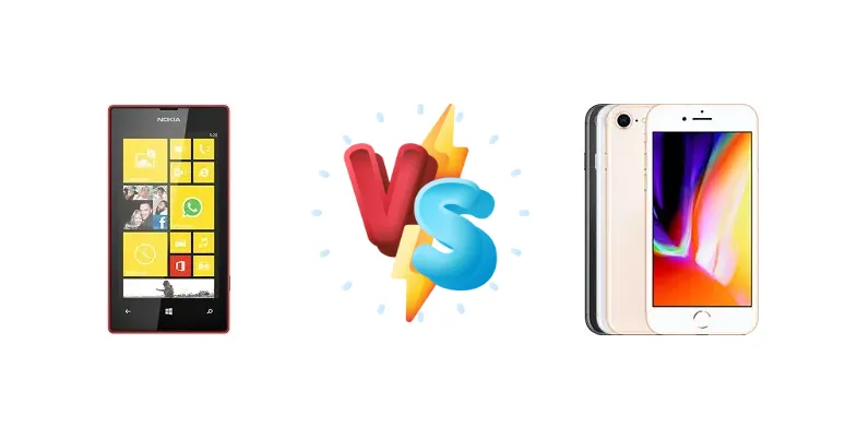 Nokia Lumia 520 vs Apple iPhone 8