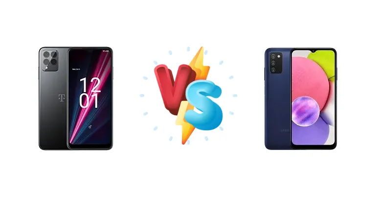 T-Mobile REVVL 6 Pro vs Samsung Galaxy A03s