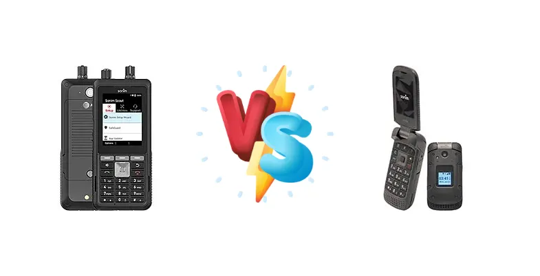 Sonim XP5plus vs Sonim XP3