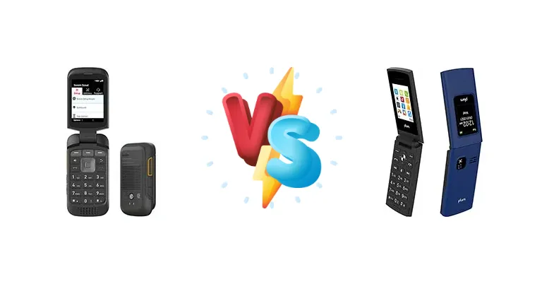 Sonim XP3plus vs Plum Flipper LTE