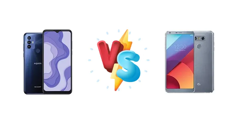 Sharp Aquos V6 Plus vs LG G6