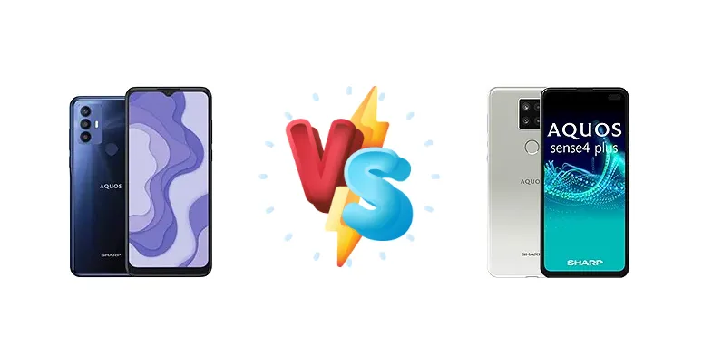 Sharp Aquos V6 Plus vs Sharp Aquos sense4 plus