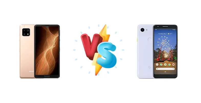 Sharp Aquos sense5G vs Google Pixel 3a