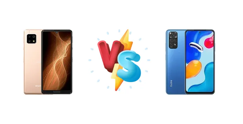 Sharp Aquos sense5G vs Xiaomi Redmi Note 11S