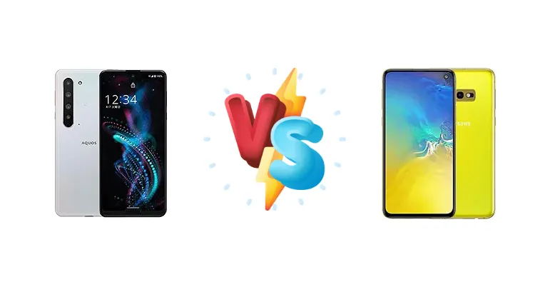 Sharp Aquos R5G vs Samsung Galaxy S10e