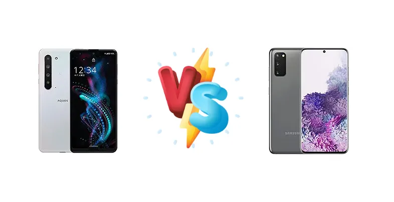 Sharp Aquos R5G vs Samsung Galaxy S20