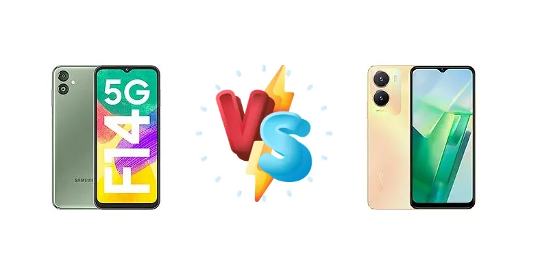 Samsung Galaxy F14 vs vivo T2x (India)