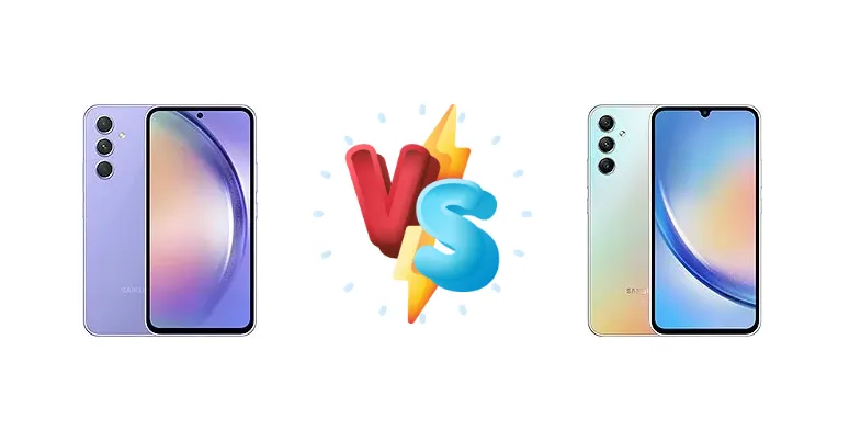 Samsung Galaxy A54 vs Samsung Galaxy A34