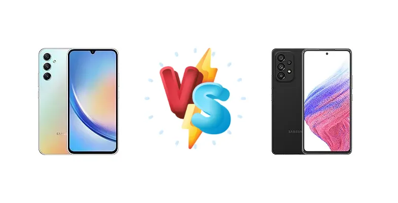 Samsung Galaxy A34 vs Samsung Galaxy A53 5G