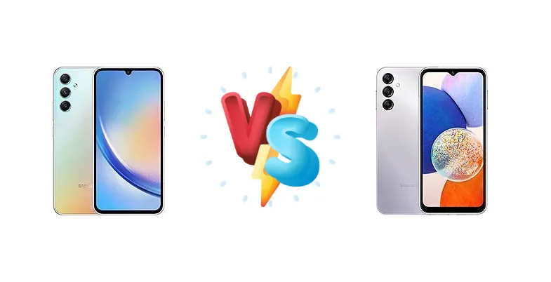 Samsung Galaxy A34 vs Samsung Galaxy A14 5G