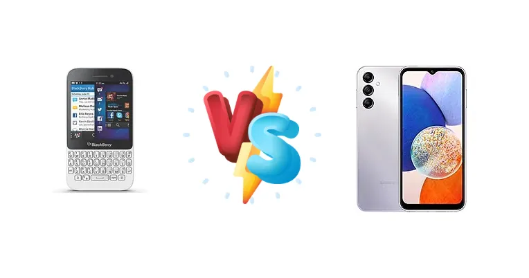 BlackBerry Q5 vs Samsung Galaxy A14 5G