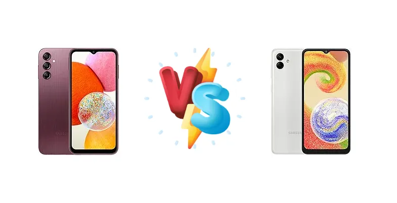 Samsung Galaxy A14 vs Samsung Galaxy A04