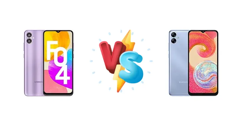 Samsung Galaxy F04 vs Samsung Galaxy A04e