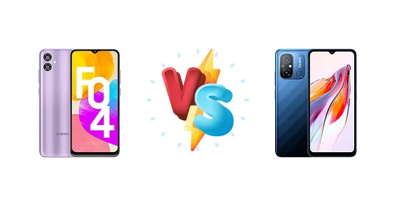 Samsung Galaxy F04 vs Xiaomi Redmi 12C