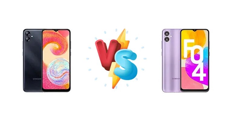 Samsung Galaxy M04 vs Samsung Galaxy F04