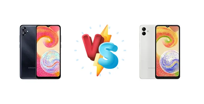 Samsung Galaxy M04 vs Samsung Galaxy A04