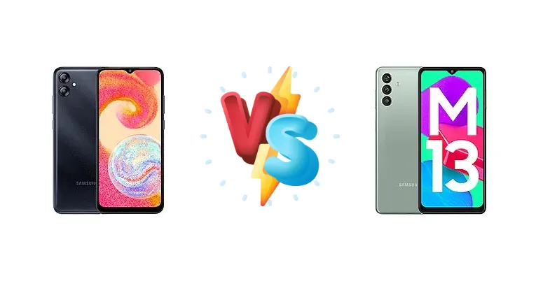 Samsung Galaxy M04 vs Samsung Galaxy M13 (India)