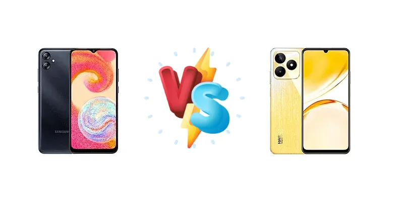 Samsung Galaxy M04 vs Realme Narzo N53