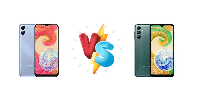 Samsung Galaxy A04e vs Samsung Galaxy A04s