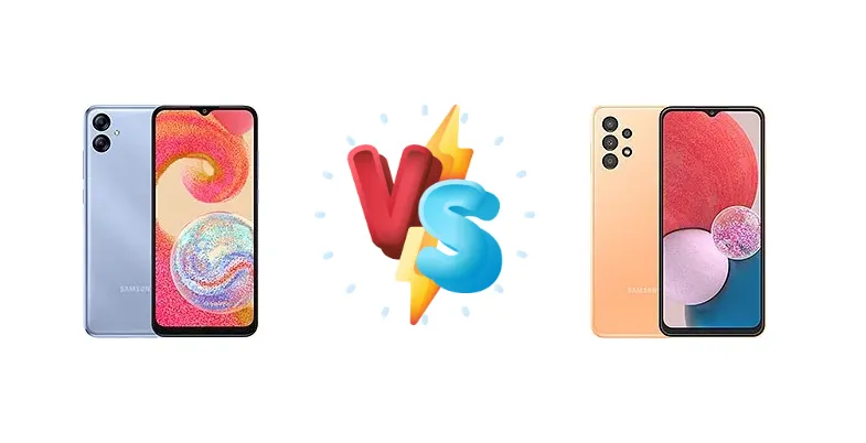 Samsung Galaxy A04e vs Samsung Galaxy A13