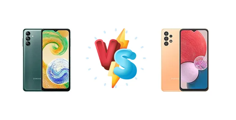 Samsung Galaxy A04s vs Samsung Galaxy A13