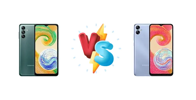 Samsung Galaxy A04s vs Samsung Galaxy A04e