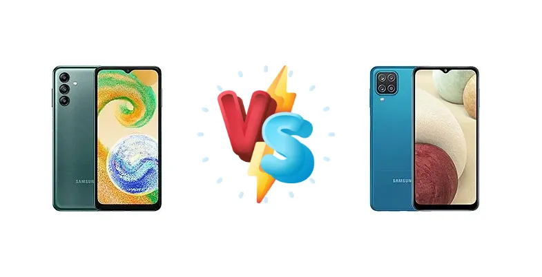 Samsung Galaxy A04s vs Samsung Galaxy A12