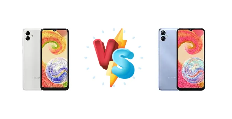 Samsung Galaxy A04 vs Samsung Galaxy A04e