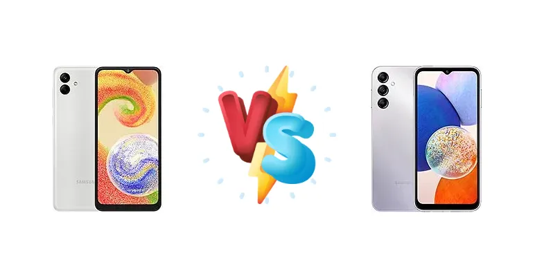 Samsung Galaxy A04 vs Samsung Galaxy A14 5G