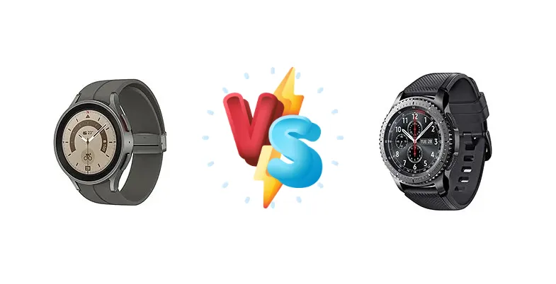 Samsung Galaxy Watch5 Pro vs Samsung Gear S3 frontier