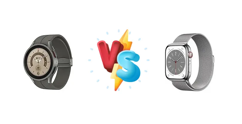 Samsung Galaxy Watch5 Pro vs Apple Watch Series 8