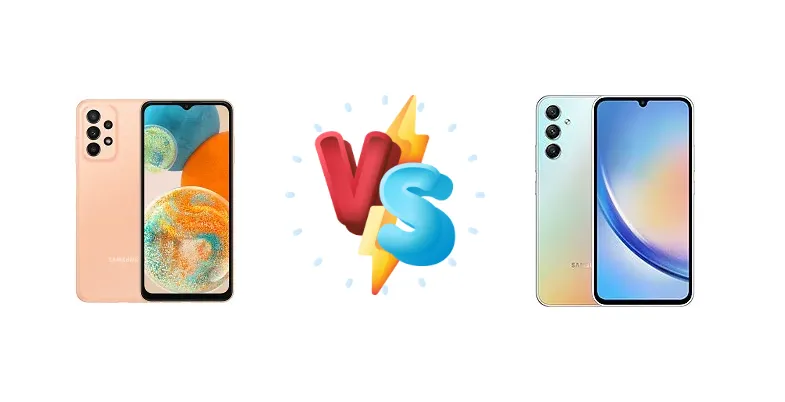 Samsung Galaxy A23 5G vs Samsung Galaxy A34