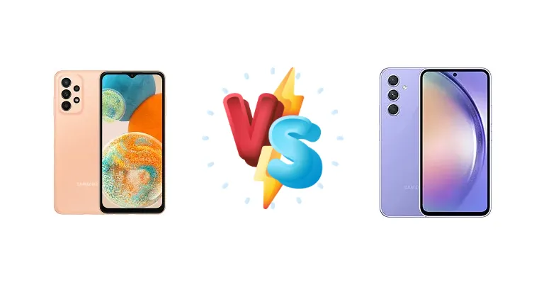 Samsung Galaxy A23 5G vs Samsung Galaxy A54