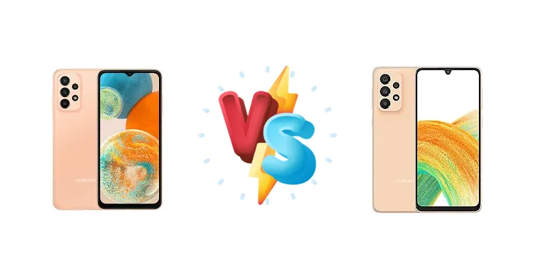 Samsung Galaxy A23 5G vs Samsung Galaxy A33 5G