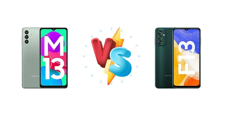 Samsung Galaxy M13 (India) vs Samsung Galaxy F13