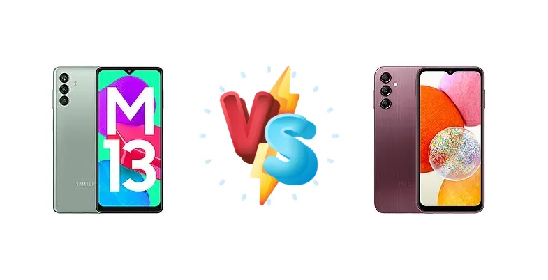 Samsung Galaxy M13 (India) vs Samsung Galaxy A14