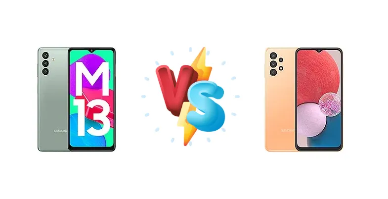Samsung Galaxy M13 (India) vs Samsung Galaxy A13