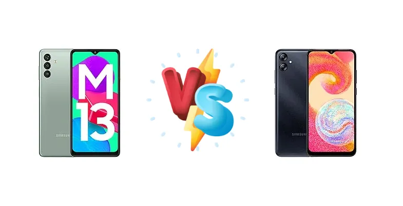 Samsung Galaxy M13 (India) vs Samsung Galaxy M04