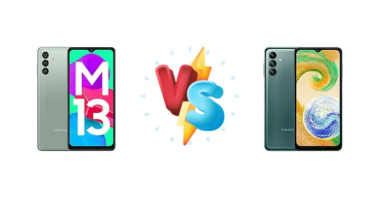 Samsung Galaxy M13 (India) vs Samsung Galaxy A04s