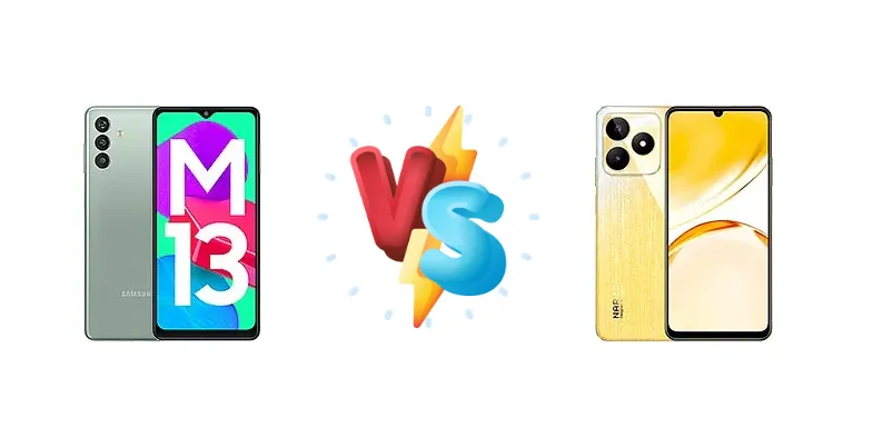 Samsung Galaxy M13 (India) vs Realme Narzo N53