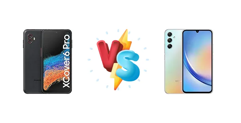 XCover6 Pro vs A34: Rugged vs. Refined?