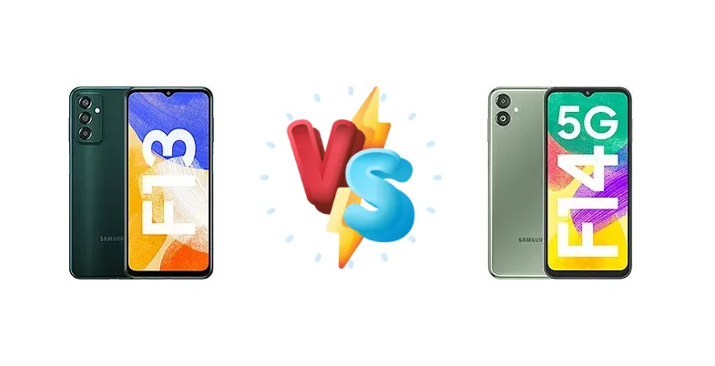 Samsung Galaxy F13 vs Samsung Galaxy F14