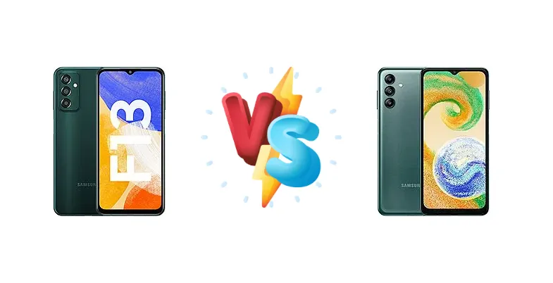 Samsung Galaxy F13 vs Samsung Galaxy A04s