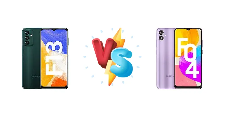 Samsung Galaxy F13 vs Samsung Galaxy F04