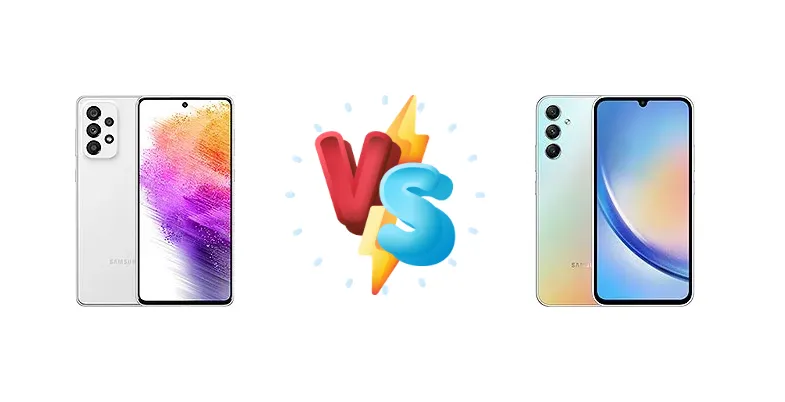 Samsung Galaxy A73 5G vs Samsung Galaxy A34